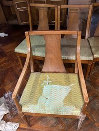 A Set Of 6 SIX Dining Room Chair, ( Matches Dining Room Set)