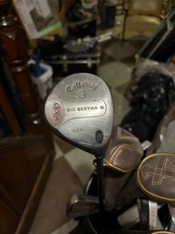 Set Of Golf Clubs Callaway 3 Big Bertha, Wilson, Cup Defender, Patty Berg, 3 MacGregor's