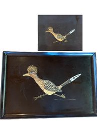 A Pair Of Road Runner One Tray One Plate!