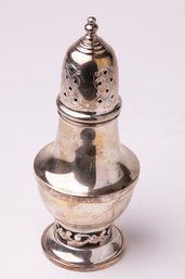 Cartier Single Sterling Silver Salt Shaker  Old Copenhagen 144 Grams Approx 6' H