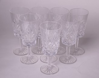 8 Water Goblets Made In Ireland