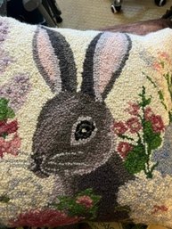 A Springtime Bunny Pillow