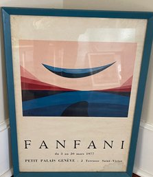 Framed Poster Fanfani