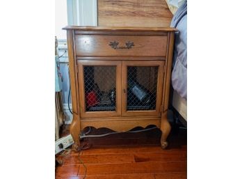 Pair Of Light Walnut Night Tables