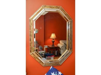 Mid Century Large Octagonal Mirror