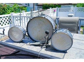 Vintage Child's Drum Kit