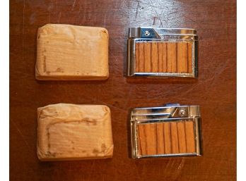 Lot Of 4 New Bentley Butane Vintage Lighters Made In Austria