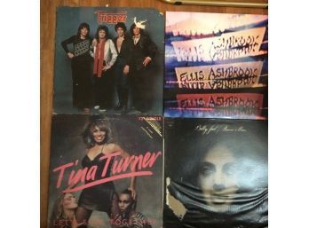 Tina Turner, Billy Joel ,piano Man, Trigger And Ellis Ashbrook ALBUMS Are Very Good To Excellent!