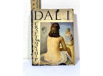 SIGNED With Drawing! Salvador Dali Book 50 Secrets Of Magic Craftsmanship First Edition 1948