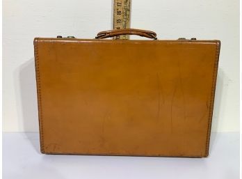 Vintage Globetrotter Top Grain Rawhide Leather Hard Case Attache