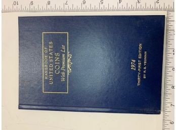 Handbook Of United States Coins With Premium List 1974 31st Edition