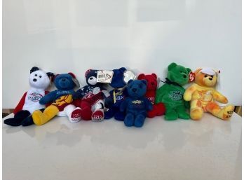 9 US Open Beanie Babies (one In Separate Picture!)