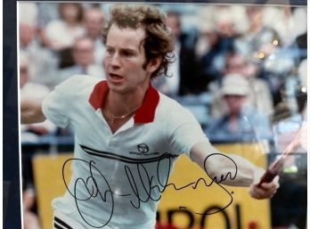 John McEnroe Signed Photo With Authenticity