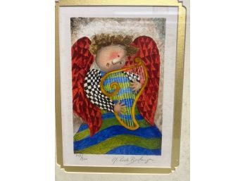 Musique Des Anges  Trompette   Image Size: 15 X 11 Signed And Numbered Rodo Boulanger 1998