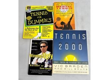 Group Of 4 Tennis Books Tennis 2000 Tennis For Dummies Etc