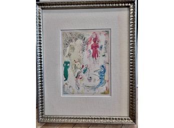 Chagall Litho Framed Image Approximately 7 X 11