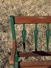 VERMONT CASTING INC IRON PARK BENCH In GREEN