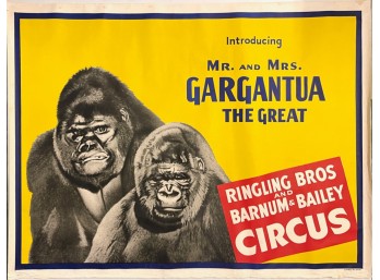 C1942 DOUBLE SHEET MR and MRS GARGANTUA THE GREAT