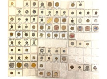 (133) VINTAGE TEXAS TRANSIT TOKENS