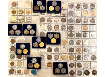 (156) VINTAGE MAINE COMMEMORATIVE MEDALS, ETC