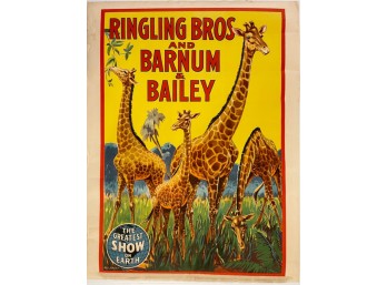 C1940 RINGLING BROTHERS BARNUM and BAILEY POSTER