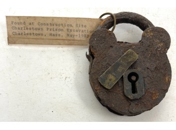 ANTIQUE SMOKEHOUSE PADLOCK