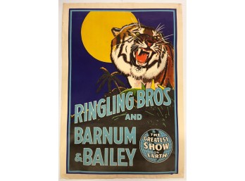 C1940 RINGLING BROTHERS BARNUM and BAILEY POSTER