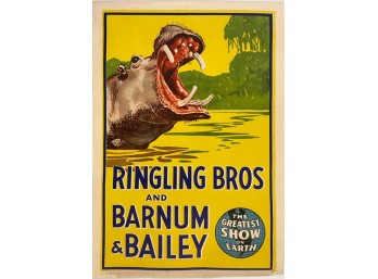 C1944 RINGLING BROTHERS BARNUM and BAILEY POSTER