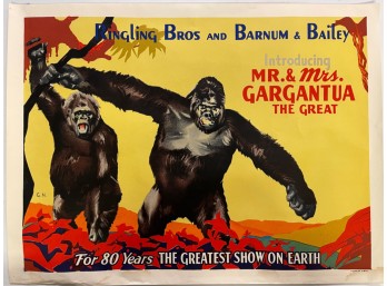 C1942 RINGLING BROTHERS BARNUM and BAILEY POSTER