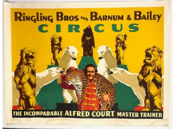 C1940 RINGLING BROTHERS BARNUM and BAILEY POSTER