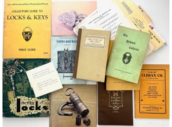 VINTAGE LOCK COLLECTING BOOKS, PAMPHLETS, INFO