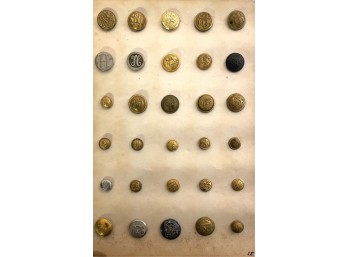 (30) ANTIQUE UNIFORM BUTTONS