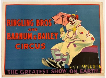 C1940 RINGLING BROTHERS BARNUM and BAILEY POSTER