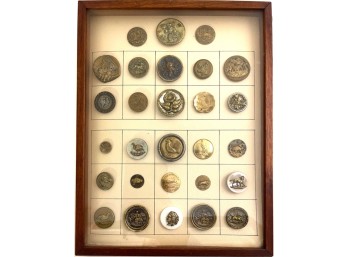 (28) ANTIQUE PICTURE BUTTONS