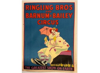 C1940 RINGLING BROTHERS BARNUM and BAILEY POSTER