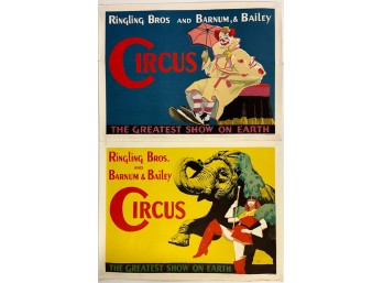 (2) C1940 RINGLING BROTHERS BARNUM and BAILEY POST