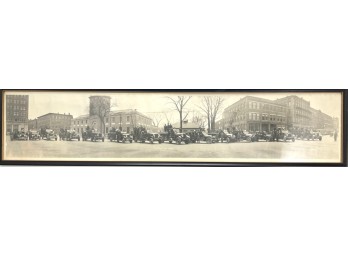 c. 1930 HAVERHILL, MA FIRE DEPT YARD LONG PHOTO