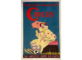 C1940 RINGLING BROS and BARNUM and BAILEY POSTER