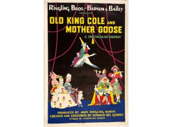 C1941 RINGLING  OLD KING COLE CIRCUS POSTER