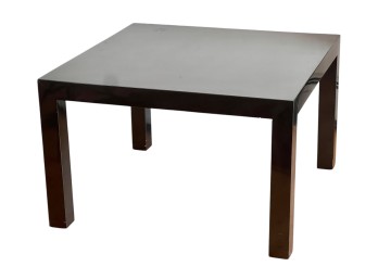 MODERNIST COFFEE TABLE with METALIC BLACK FINISH