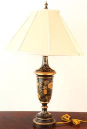 URN-FORM TABLE LAMP With A FLORAL MOTIF