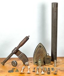 MISC GROUPING OF INTERESTING METAL OBJECTS