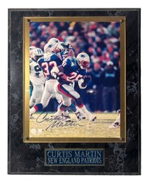 SIGNED CURTIS MARTIN PHOTO