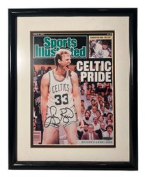 SIGNED LARRY BIRD SPORTS ILLUSTRATED COVER