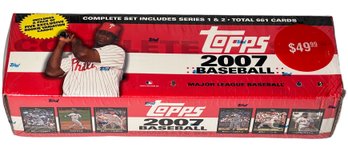 2007 TOPPS MLB SERIES 1 & 2 SET SEALED