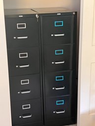 (2) HIRSH LOCKING FILE CABINETS