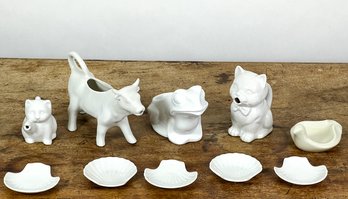 GROUP OF FIGURAL CERAMIC KITCHEN WARES