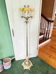 COLONIAL PREMIER FLOOR LAMP W/ MARBLE BASE