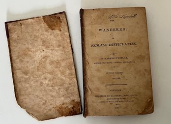 1814 THE WANDERER Or FEMALE DIFFICULTIES Vol. III
