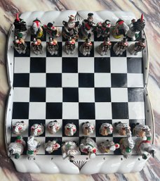 RUSSIAN MANTOVA CERAMIC CHESS SET